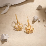 Flower Drop Earrings Flower Drop Earrings