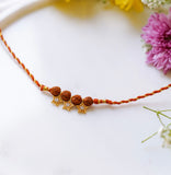 Minimal Rudraksh Rakhi Minimal Rudraksh Rakhi
