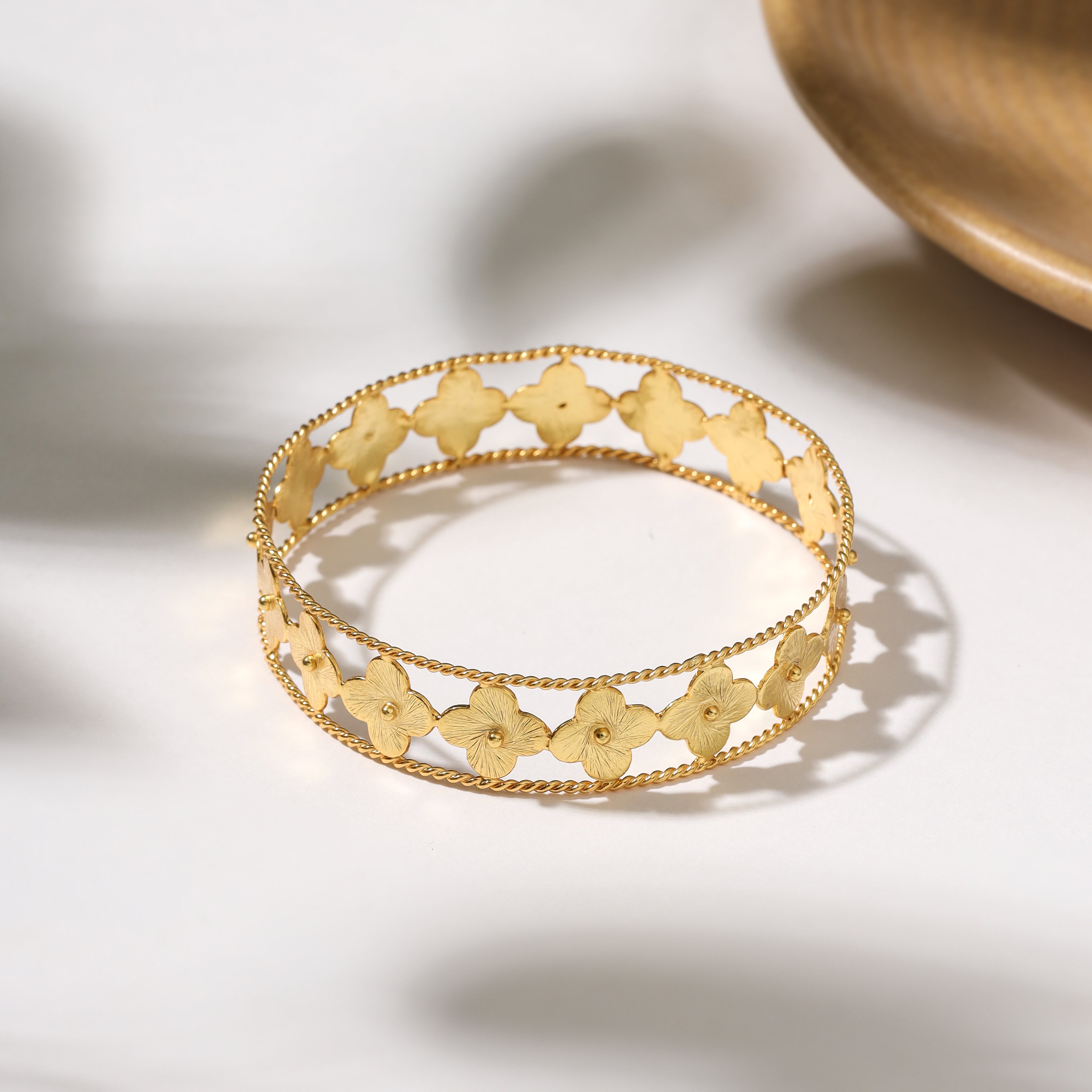 Handmade Flower Bangle Handmade Flower Bangle