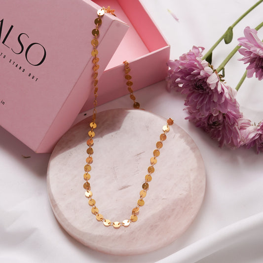 Disc Chain Necklace