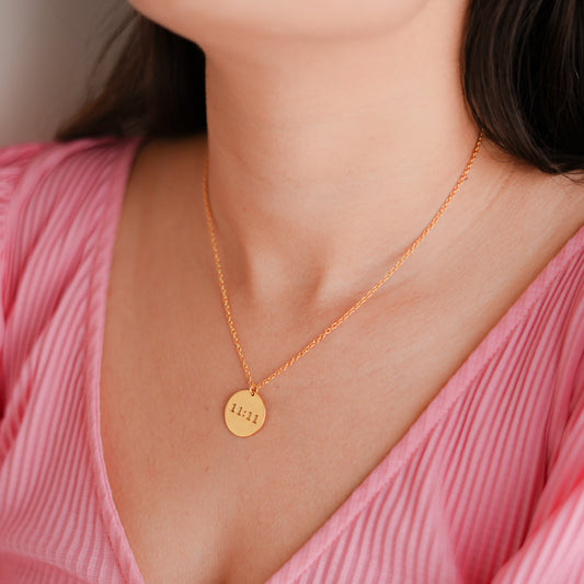 11:11 Coin Necklace