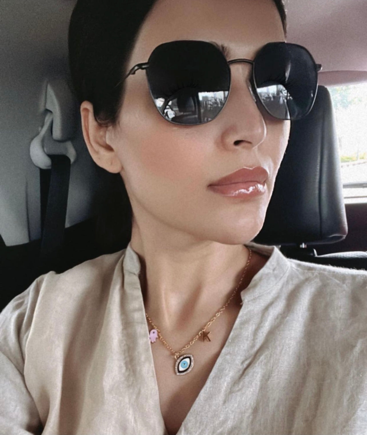 Initial Charm Necklace Initial Charm Necklace