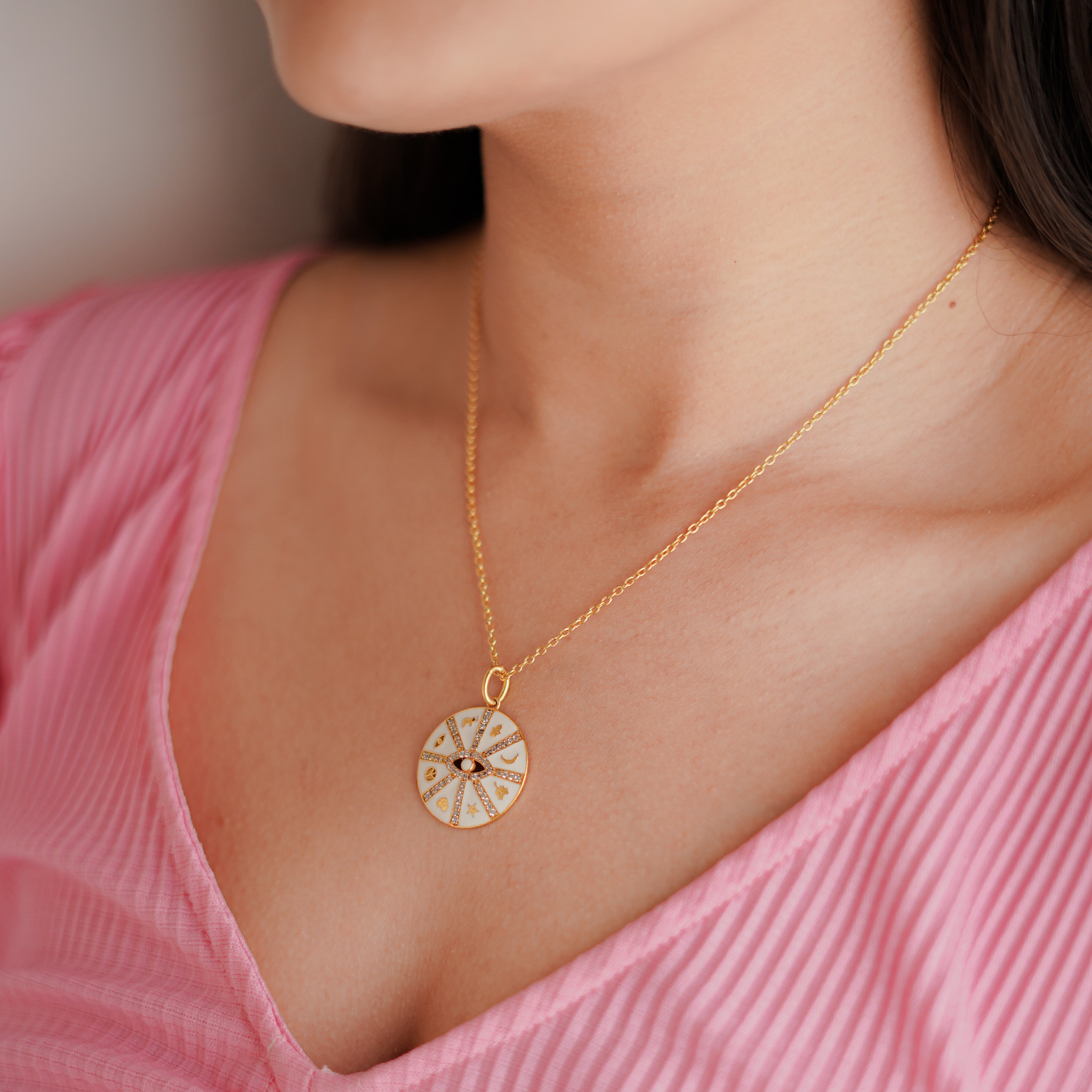 Medallion Chakra Necklace Medallion Chakra Necklace