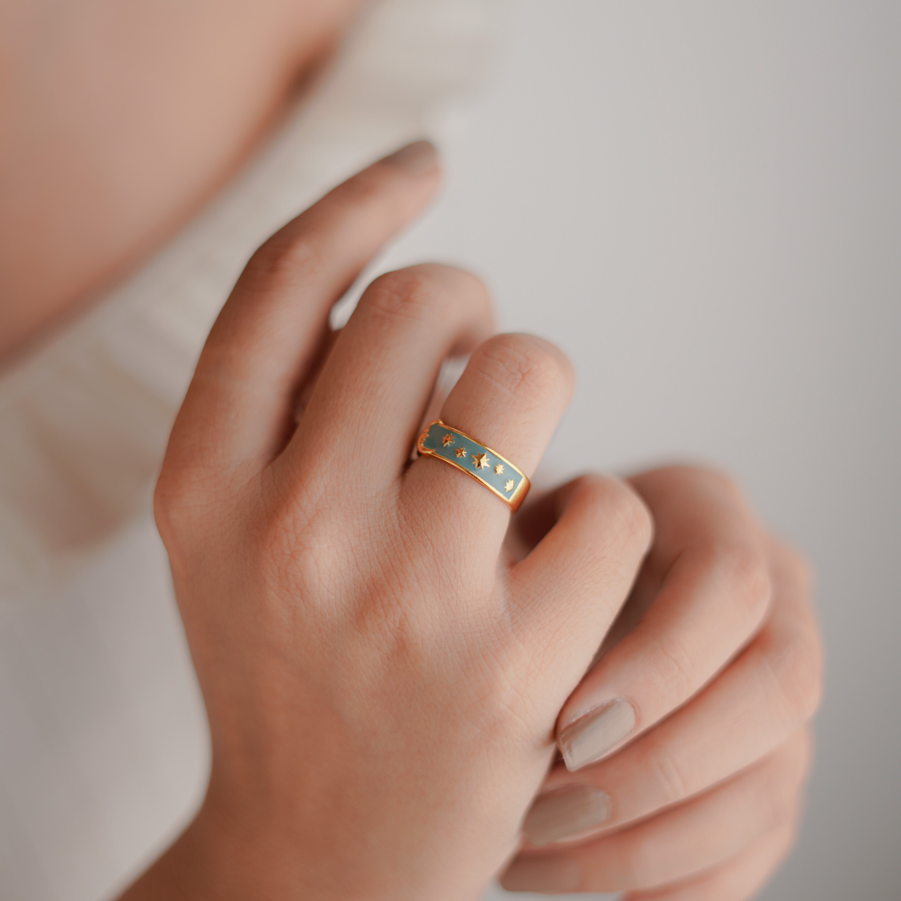 Moon & Star Ring Moon & Star Ring