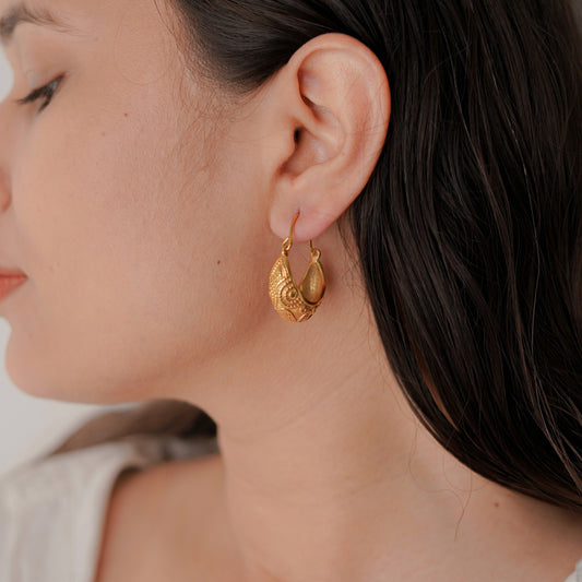 Vintage Huggie Hoops