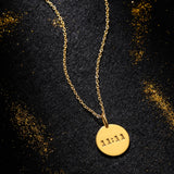 11:11 Coin Necklace