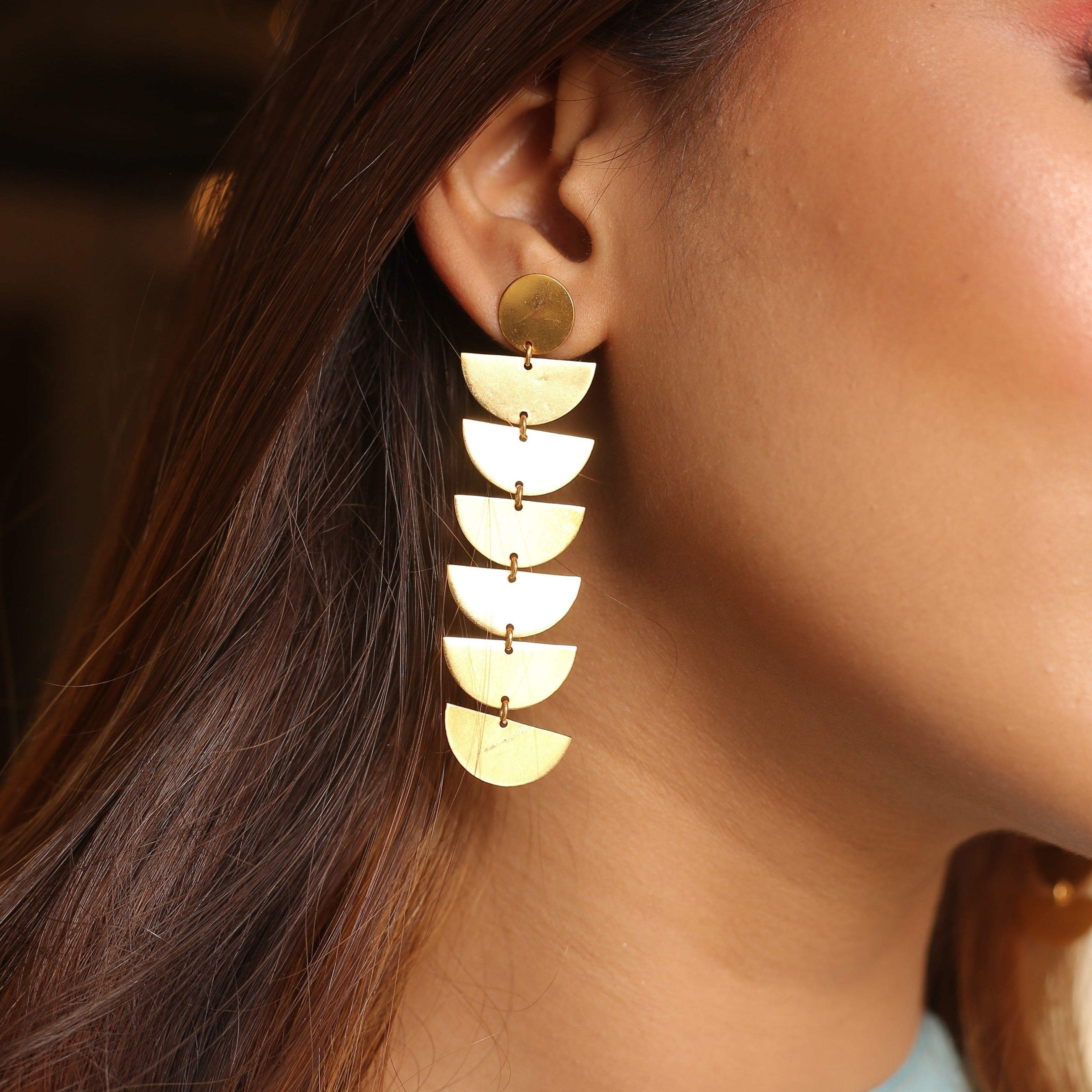 Gold Handmade Earrings