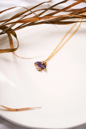 Honey Bee Pendant Necklace