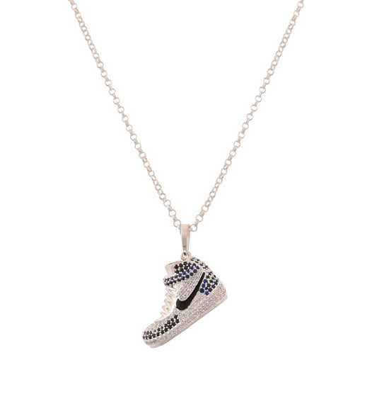 Air Jordan 1 sneaker chain & pendant necklace, 18k gold-plated