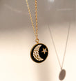 Moon and Star Pendant